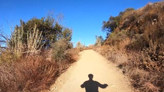 Entrada Drive to Eagle Rock Mountain Bike Video Taken at The Topanga State Park