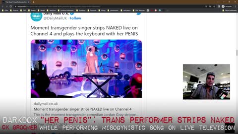 “Her Penis” Trans Performer Strips Naked While Performing Misogynistic Song on Live Television