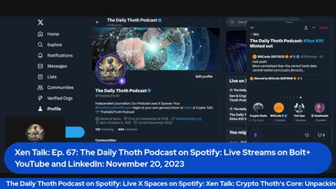 Xen #Crypto Talk: The Daily Thoth Podcast