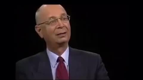 Klaus Schwab with Charlie Rose at 911