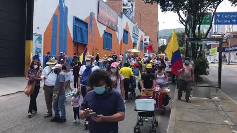 marcha en Bucaramanga 20 de julio