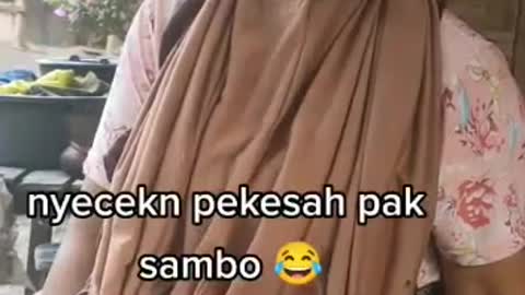 Coba pak sambo dengar ibu ini