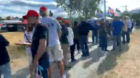 Alaskans are lined up for President Trump’s first-ever rally in the state