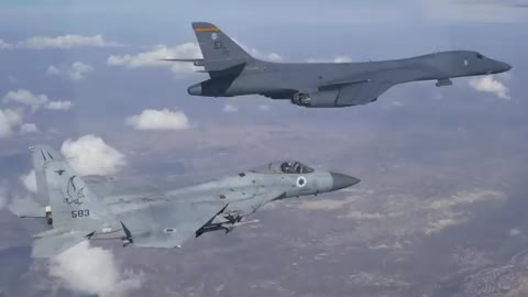 Are the U.S. and Israeli air forces sending a message to Iran?