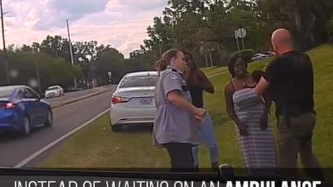 Cop Sees Mom Waving Frantically — Jumps Out When He Realizes Baby Isn’t Breathing.