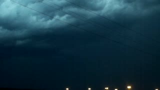 Thunderstorm lightning compilation and time-lapse