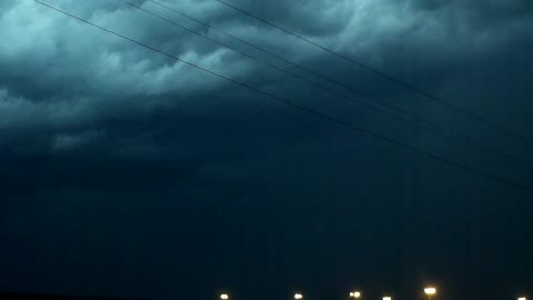 Thunderstorm lightning compilation and time-lapse