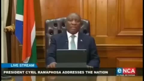 President of South Africa Cyril Ramaphosa announces there won't be any vaccine mandates