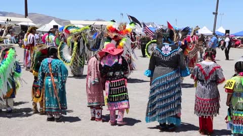 Activity at the Paiute Pow Wow on May 27, 2017 at Snow Mountain near Las Vegas.