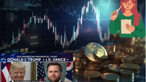#stockmarket reactions after the #donaldtrump #jdvance #presidential ticket crystallized🇺🇸💸 #maga #us