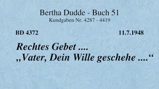 BD 4372 - RECHTES GEBET .... "VATER, DEIN WILLE GESCHEHE ...."