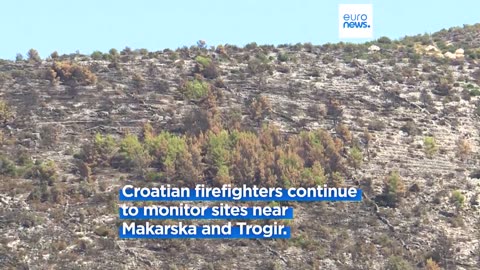 Firefighting teams tackle wildfires in Albania and Croatia as heatwave blisters region | VYPER