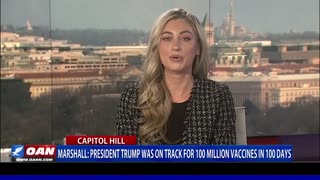 Sen. Marshall: President Trump was on track for 100M vaccines in 100 days