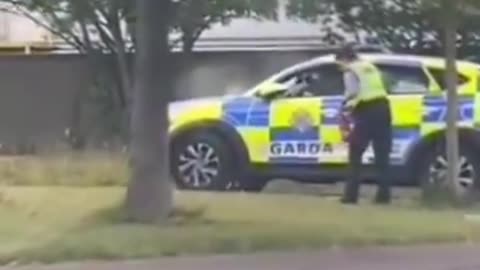 Guards Caught Setting Their Own Cars On Fire in Coolock Ireland