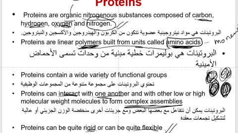 Biochemistry of protein jeddah