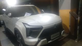 x force electric white car