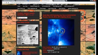 Fin Shaped UFO By The Sun Rapture WW3 Alien Deception