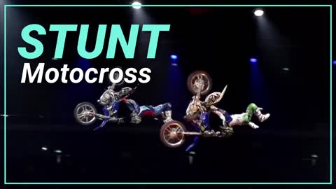 STUNT motocross enjoy with the fly