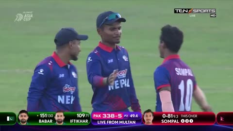 Pakistan vs Nepal First Asia Cup Match Full highlights