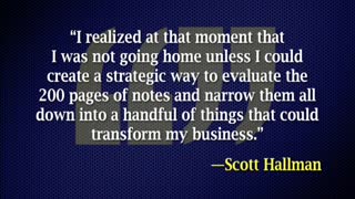 Scott Hallman - The Hierarchy of Opportunities Workshop