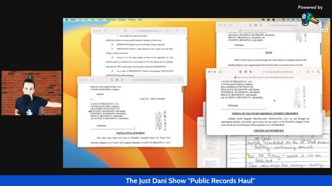 The Just Dani Show: Public Records Haul