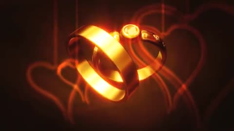 Wedding ring Background Loop - Motion Graphics, Animated Background, Copyright Free