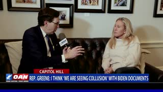 Rep. Greene: I think we are seeing collusion with Biden documents