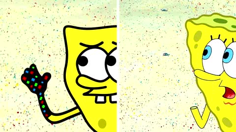 SpongeBob Invisible Spray VS Learning with Pibby Animation