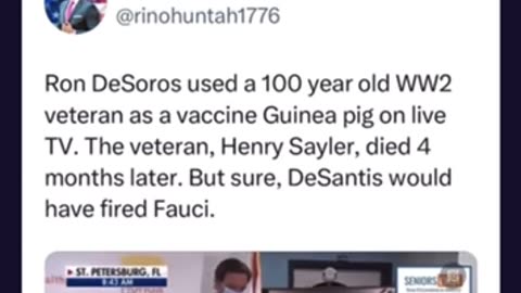 Trump Truth: So Much for Ron Desantis being “Anti-Vax”
