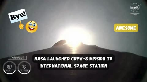 NASA Launches Crew-8