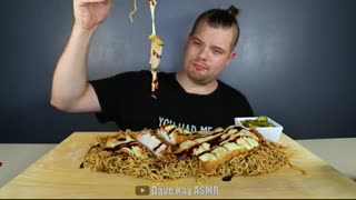 Cheesey Chicken Katsu Mukbang ASMR