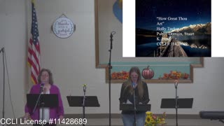 Moose Creek Baptist Church Sing “How Great Thou Art” During Service 10-16-2022