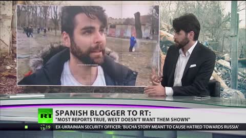 Spanish blogger visits Donbass to verify neo-nazi atrocities reports. "Most reports are true. West doesn't want them shown. Western weapons could be used in genocide."