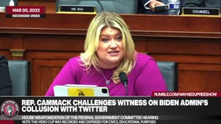 Dem Witness Answer About Biden Admin Working With Twitter SHOCKS Republican