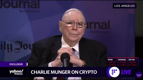 Charlie Munger admires the Chinese for banning cryptocurrencies