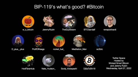 BIP-119'ers what's good? #Bitcoin (April 27, 2022)