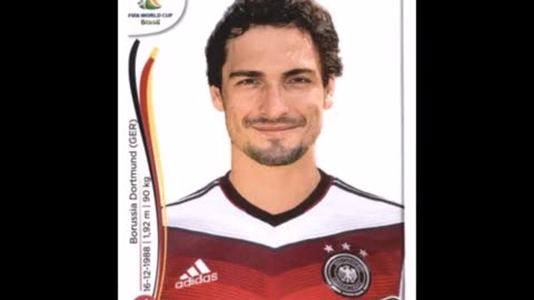 PANINI STICKERS GERMANY TEAM WORLD CUP 2014