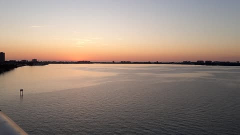 Saci Suta kirtan Sarasota sunset