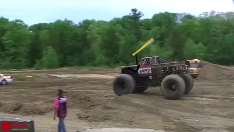 Crazy Monster Truck Freestyle Moments /Funny Videos