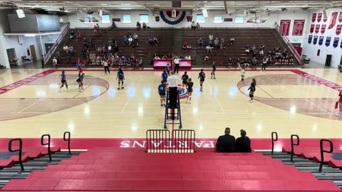 Southwestern vs Oldenburg JV Vball Game 2 08-17-23 Set Cam #SouthwesternSpartans