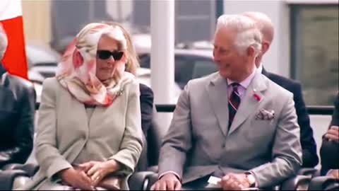 Prince Charles & Camilla Laughing At the Silly Show!