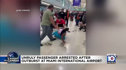 Woman arrested at Miami International Airport