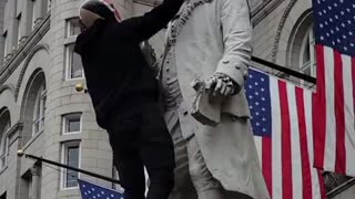 Historic monuments in Washington DC were vandalized and desecrated by pro-Palestine protestors