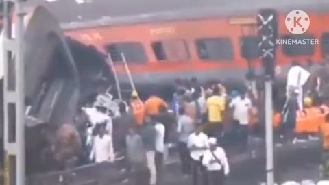 Indian three train's crash 😥😥😥😥