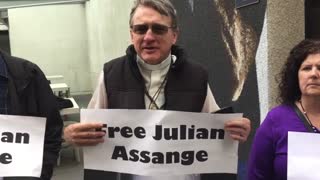 Free Julian Assange. Father Dave's Address Sydney Rally.