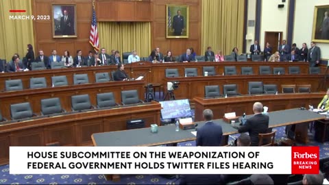 Matt Taibbi Has Tense Interchange With Dem Lawmaker During Twitter Files Hearing