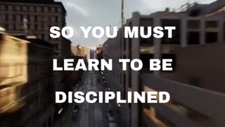 YOU WILL NEVER ALWAYS BE MOTIVATED… SO YOU MUST LEARN TO BE DISCIPLINED.