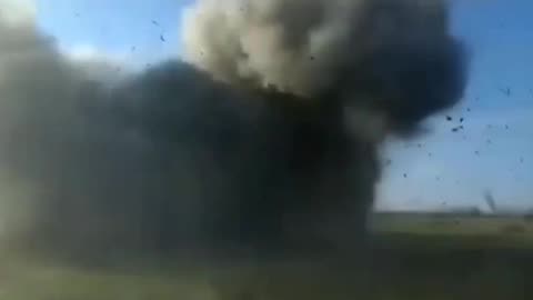 Ukrainian Humvee Hits Mine