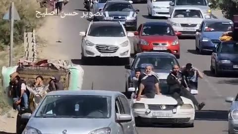 People in Gaza flee to the South part of the region, listening to Israeli Army