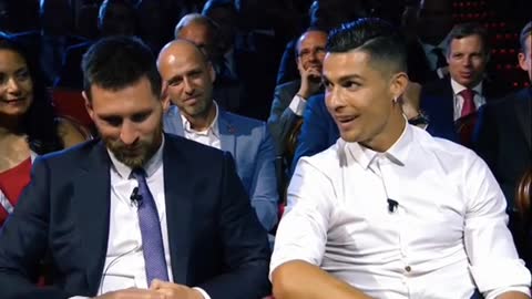 Ronaldo Messi"Together in Football Ceremony